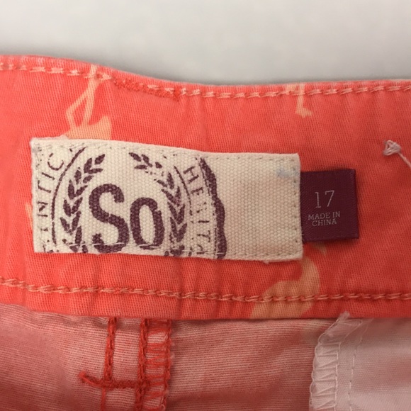 Peach Flamingo Shorts - Picture 5 of 10